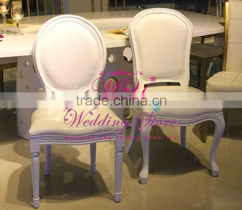 louis white wedding chairs