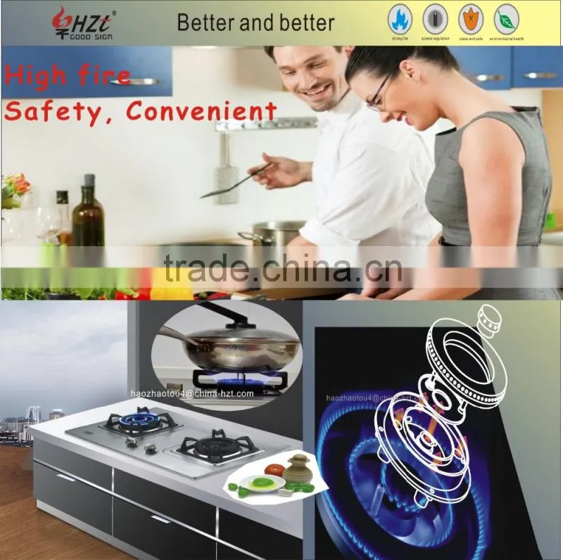 Cast iron enamel pellet Cheap price 3 burner gas stove