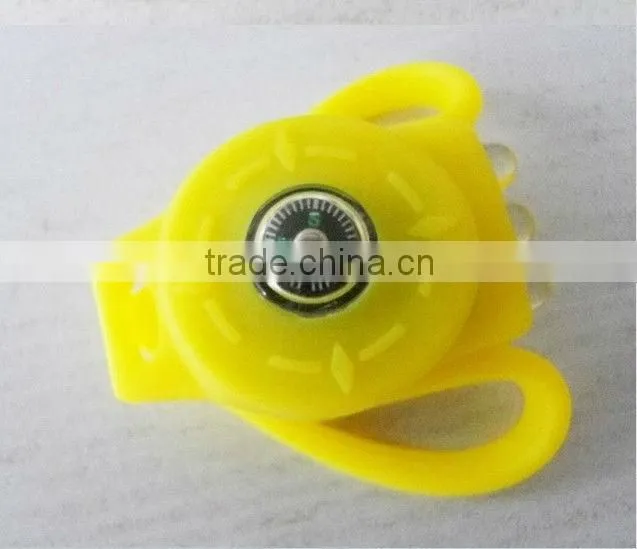 rubber led bike front light and rear light.