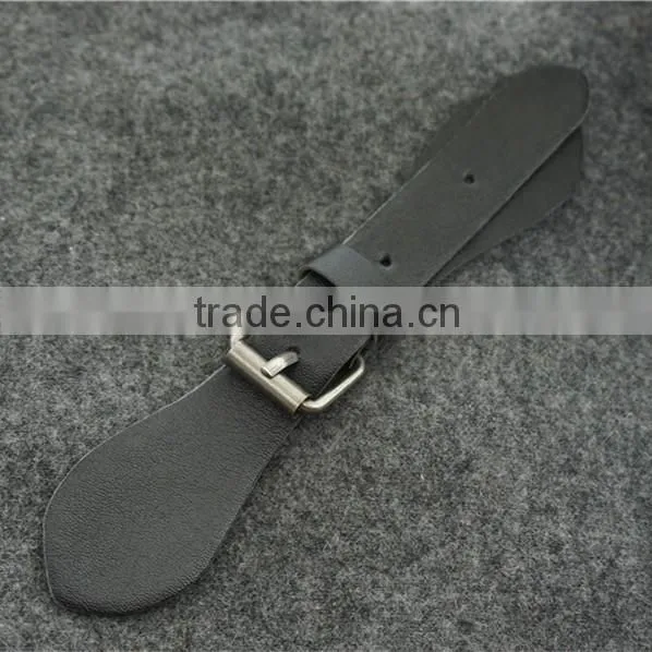 black PU leather toggle decorative button for women coat