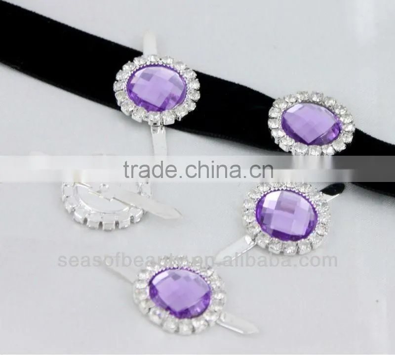 Wholesale Fashion Invitation Acryl Rhinestone Embellishment