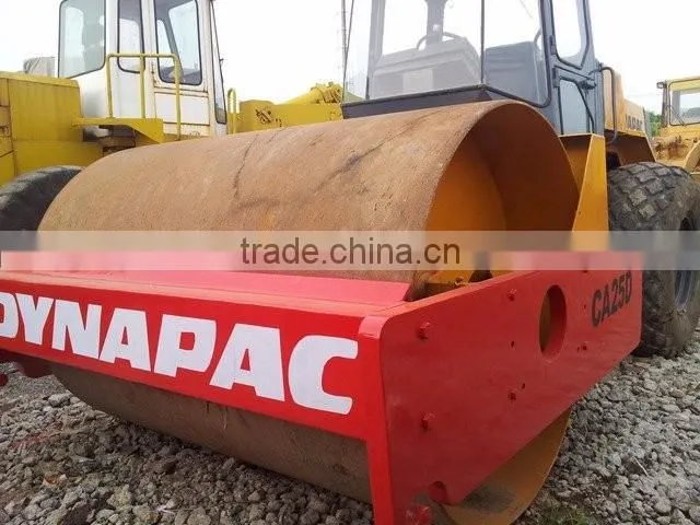 Used Dynapac CA25D Vibratory Road Roller with 10Ton for sale