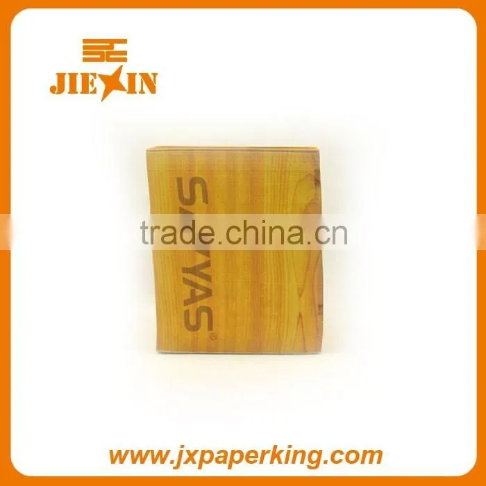 Promotional sticky memo cube with blister card