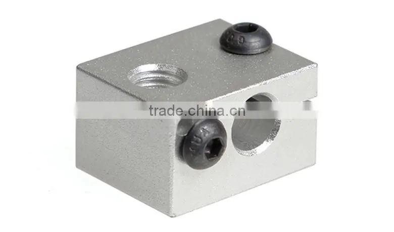 E3D V6 heating aluminum block for RepRap Makerbot MK7/MK8 Extruder 3D Printer Part