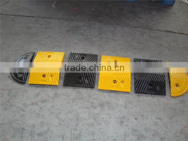1000*300*50mm traffic road speed hump for parking system/heavy strength rubber road speed breaker used on road for safety