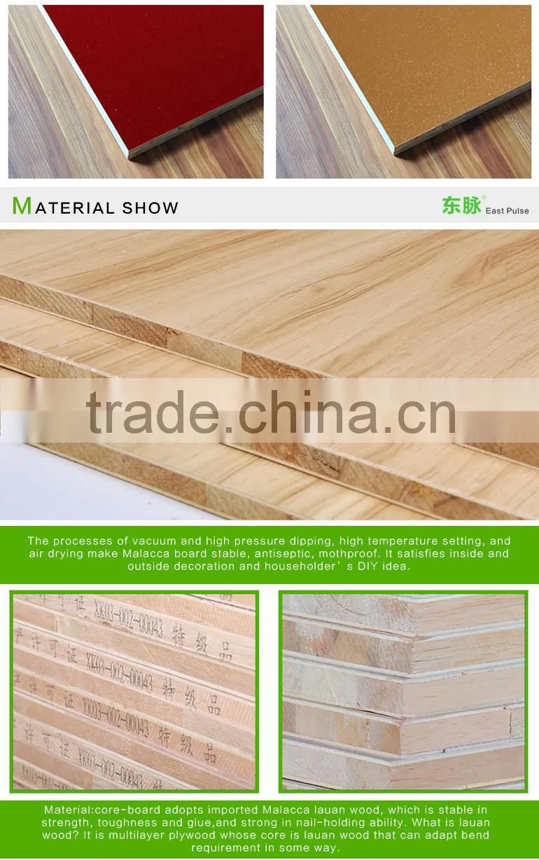 Dongmai High Gloss Firlst Class Lauan Wearproof Durable UV Board