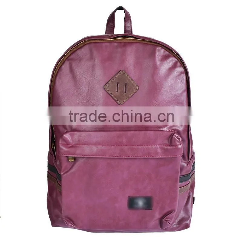 2016 fashion new leather models specification bag school
