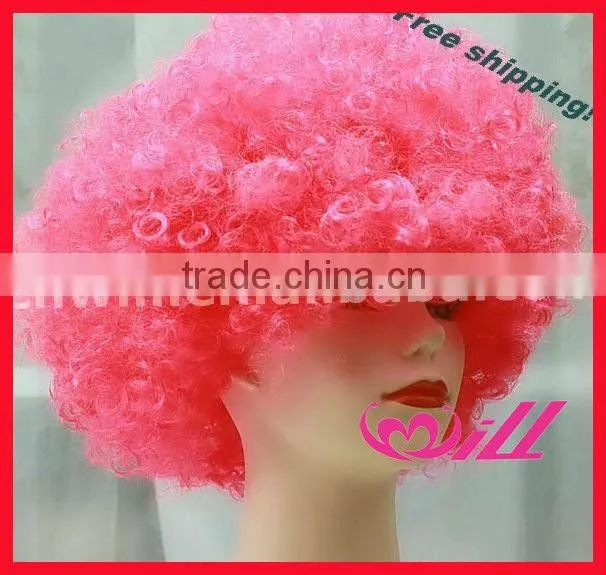 Pretty Afro Wigs Curly Hair Wigs Blue Synthetic Wigs Cheap Party Wig Synthetic Hair Wigs