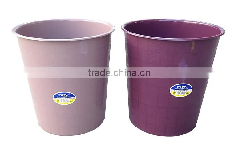 plastic wastebasket paper basket/sundries barrel