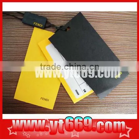 folding paper hang tag labels