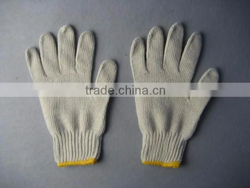 7g Natural Color Knitted Work Glove