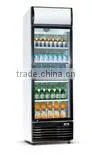 200L commercial upright single door auto-defrost showcase with CE/ROHS