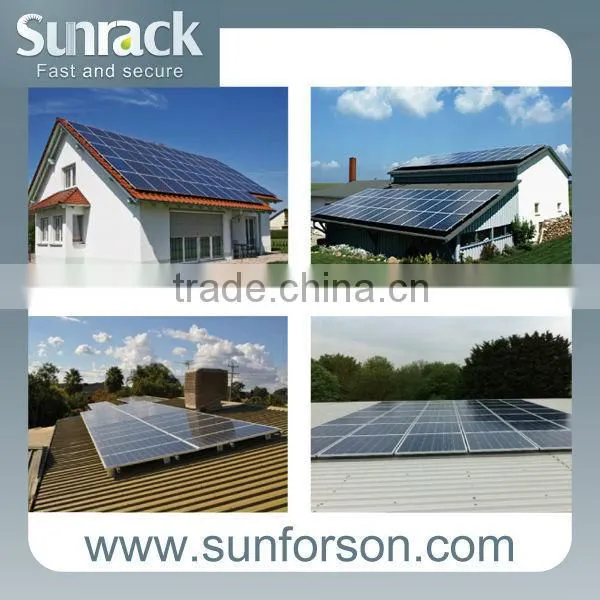 solar module mounting system roof pv panel mount frame