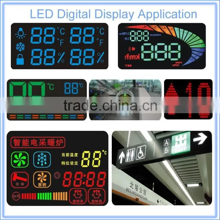 Shenzhen supplier 2 digits digital number led display board