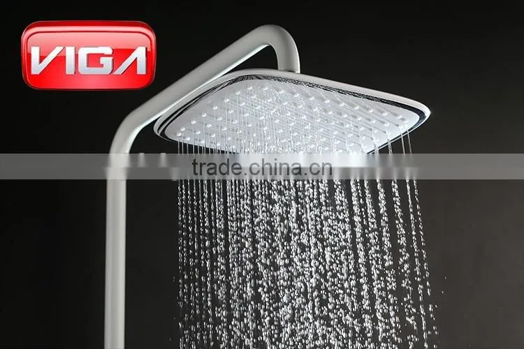 Shower Faucet Luxury Chrome Plated Rain Shower Faucet Set