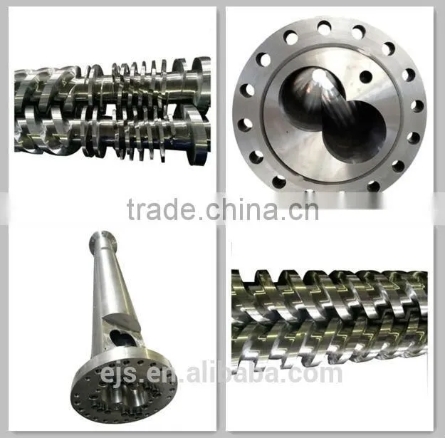 single and twin screw barrel for extruder and injection molding machines