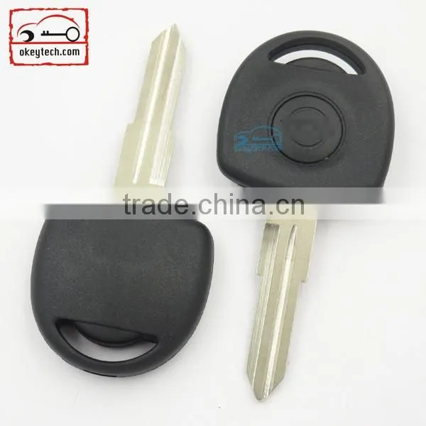 Okeytech Opel transponder chip key shell blank with right blade with logo transponder chip key blank opel car key case
