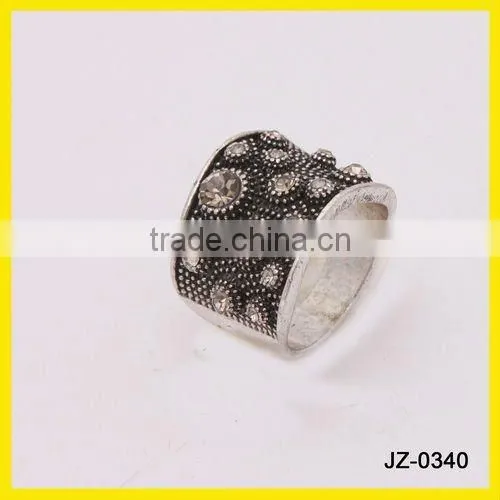 18k ruby rhinestone finger ring yiwu ring for girls