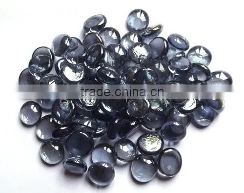 17-19mm, flat glass marble, glass gems, factory price