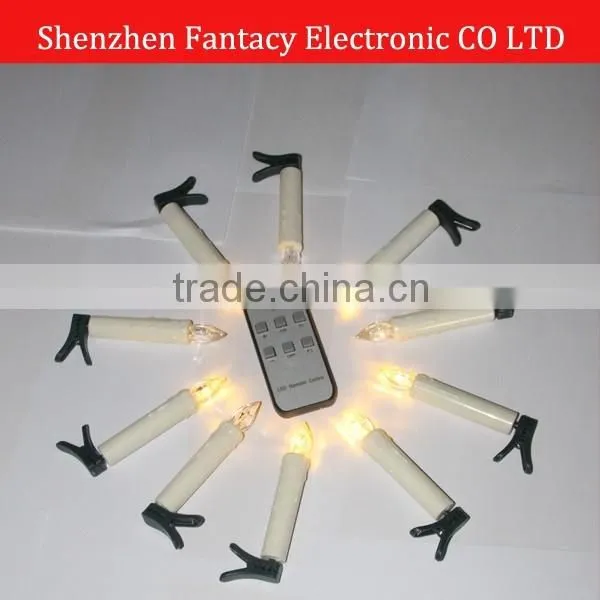 rechargeable led tape candle for christmas