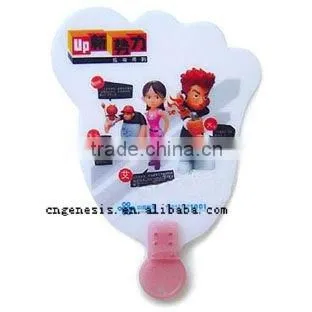 Promotional Folding Plastic Fans/ mini led fans