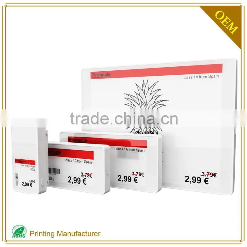 2015 Top Quality Bottle Neck Decal Sticker Label With Logo Printing Factory