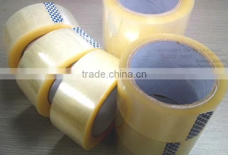 Transparent Yellowish Packaging Tape for Boxes Sealing