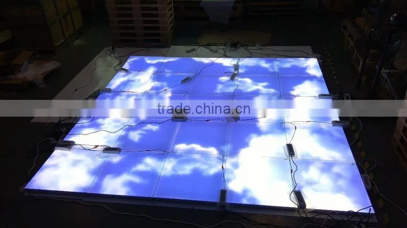 IP44 Input voltage 100-240VAC 600X600MM 48W Frameless CE LED Sky Light