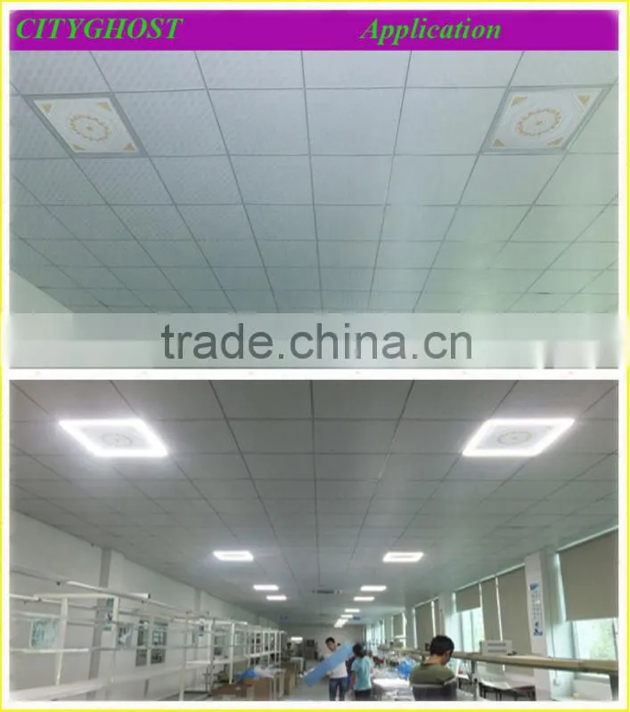 NEW designed 600x600x20mm 48w square Patents invisible LED panel light in Shenzhen China