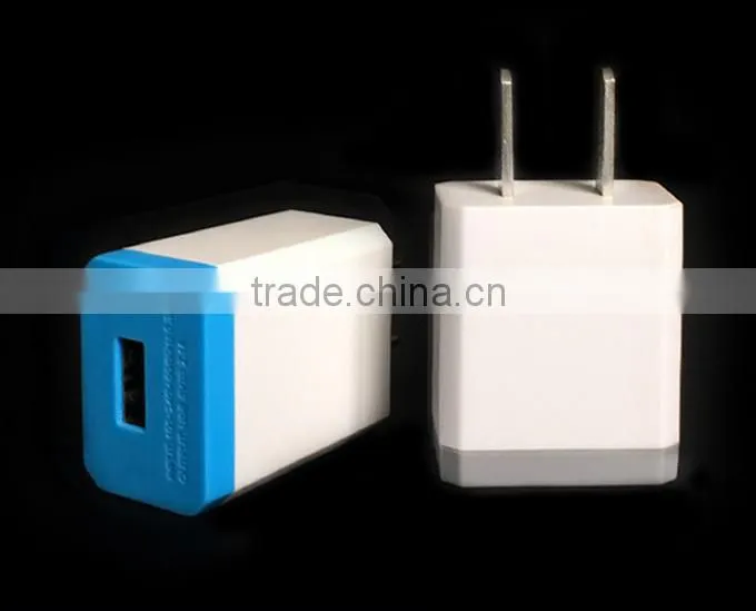 High quality fast charging mini portable 5v 1a usb wall charger travel charger