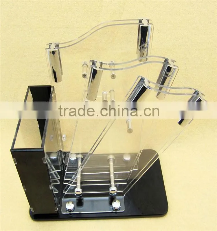 modern design great durability acrylic knife holder