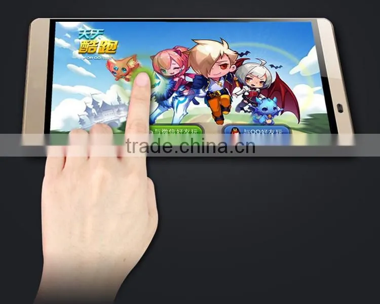 Custom made 8 inch 9h tempered glass cell phone screen protector for huawei M2