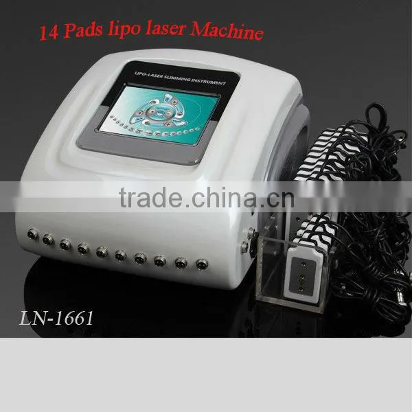 fast!!!hot sale!!!!14 lipo laser machine 2013