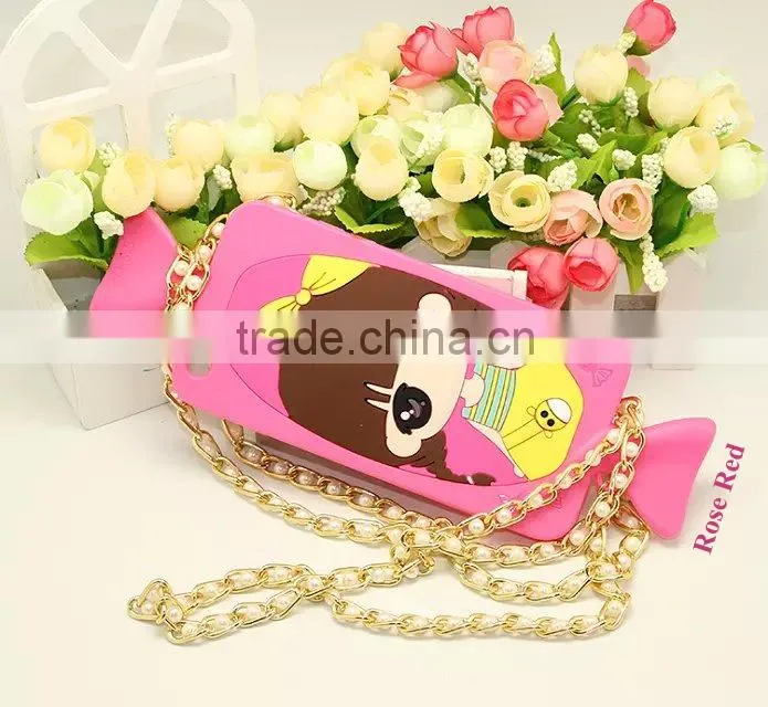 China Supplier 3D Silicon TPU Mobile Back Cover Case for iphone 6 and 6 plus