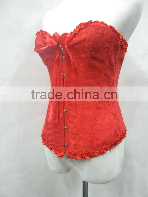 Factory directly hot sale overbust pattern big women sexy lingeries corset