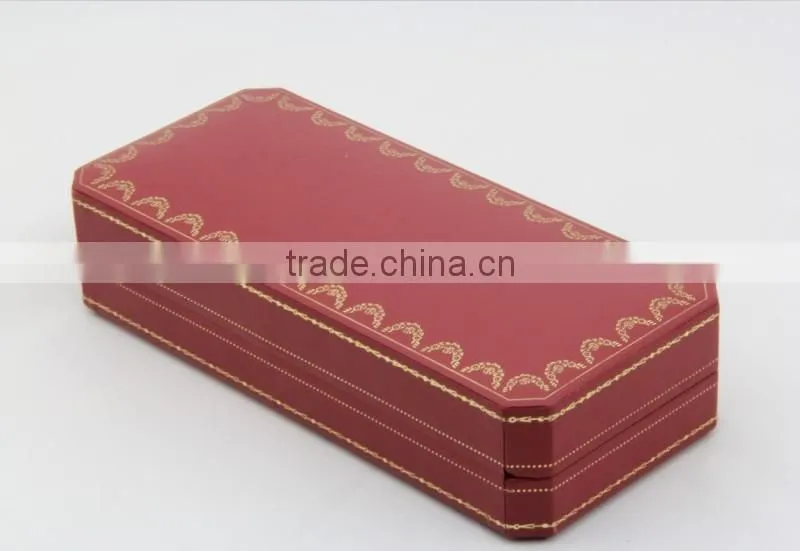 Luxury jewelry box with gold lock for necklace or bracelet