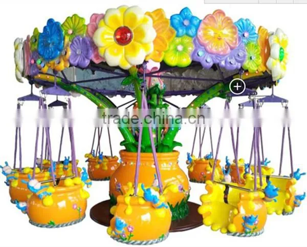Funfair rides Amusement park equipment flying chair / Amusement rides swing carousel for sale