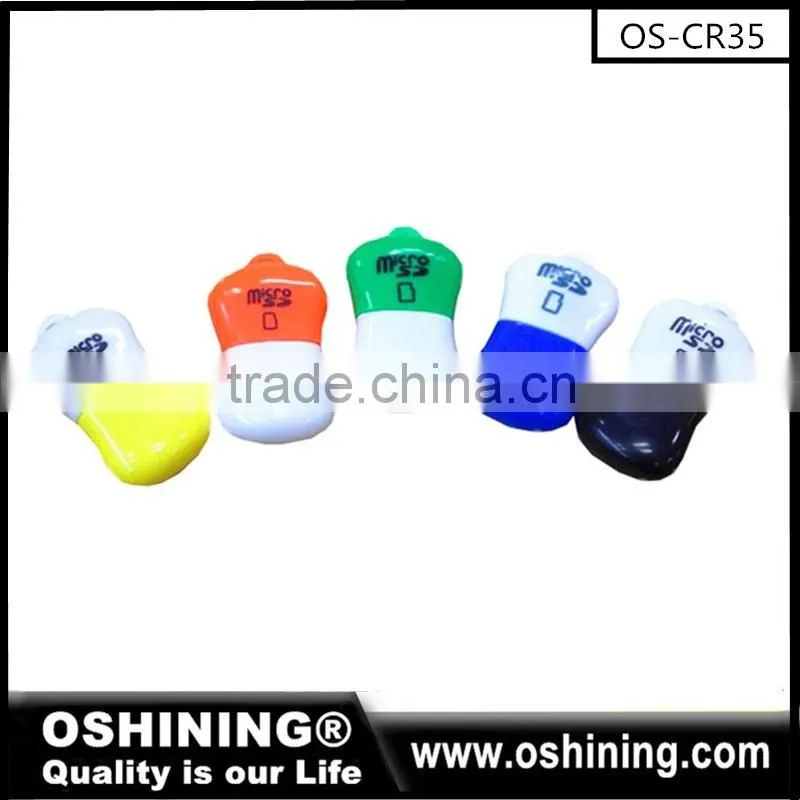 2016 Top selling high quality plastic smart card reader free sample(OS-CR11)
