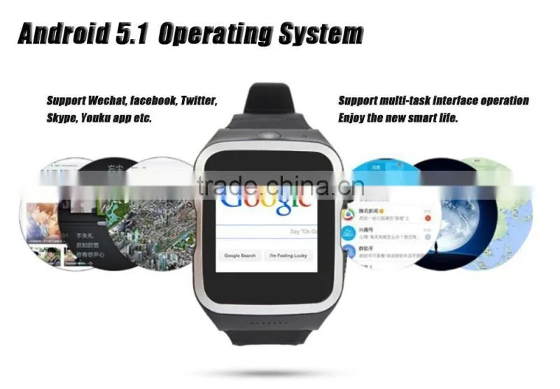3G Smart Watch S83 Clock Sync Notifier buit-in Camera Support Sim Card smartwatch for Apple iPhone Android Phone PK DM365 DZ09