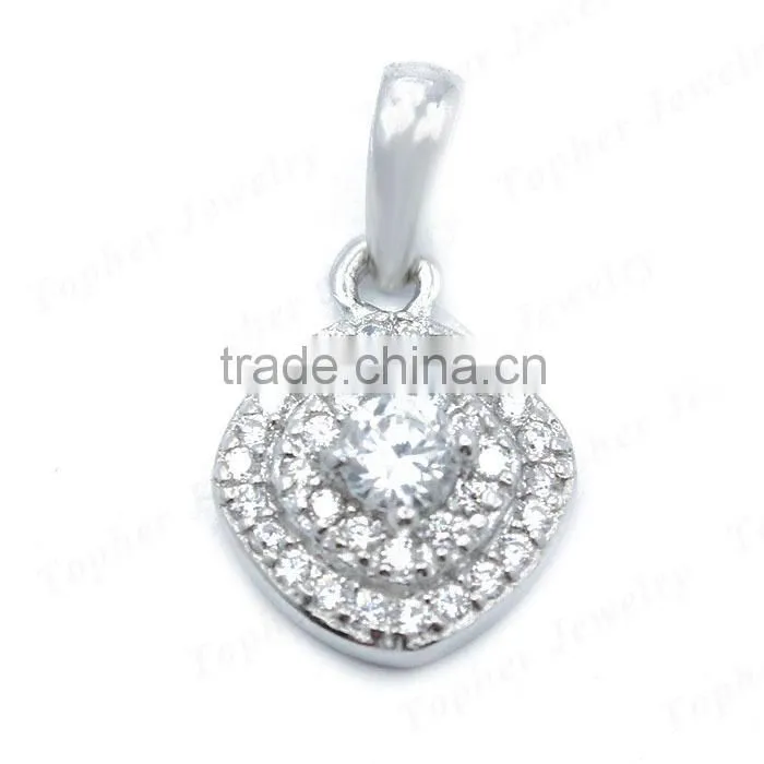 China factory direct sale ebay silver gemstone pendants