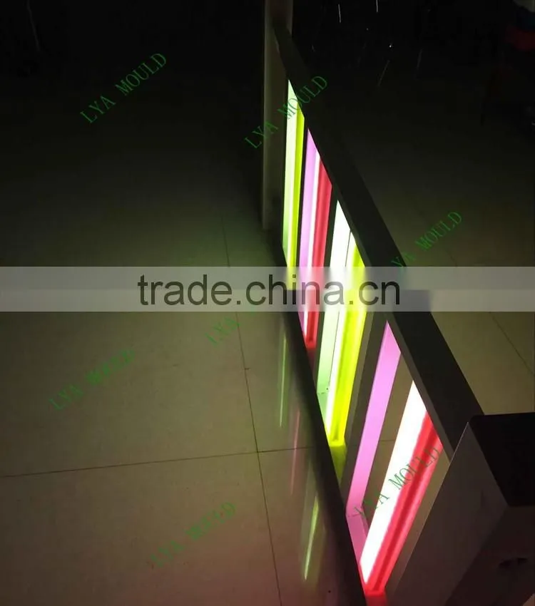 LED Strip light traffic caution guardrail