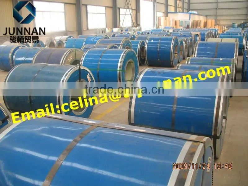 Color Coated Steel Coils PPGI for Roofing Building color as requirement tangshan city