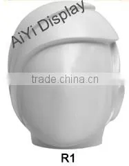 skin white mannequin head for hat cap
