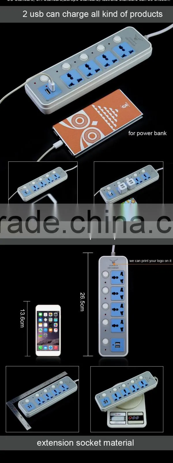 best smart india usb power strip with usb 5 independent buttons and lights