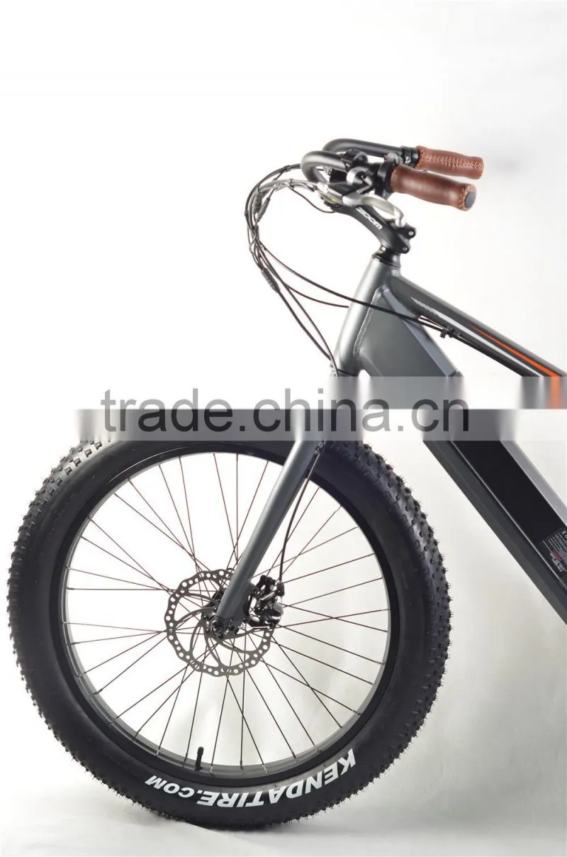 26 Inch 36V 500W Cool Moutain Type Snow Bike With Fat Tyre e-bike