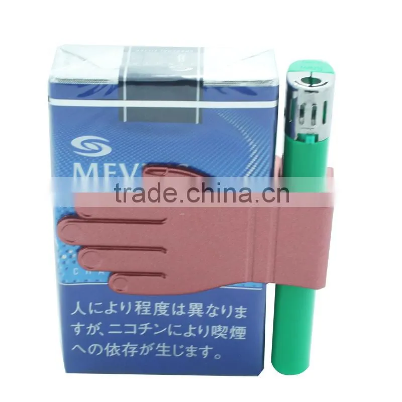 Hand shape lighter holder lighter clip