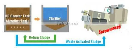 Municipal sewage treatment high efficiency Sludge dewatering machine