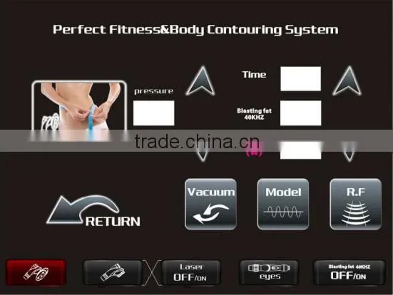 Cavitation+Vacuum+RF+Infrared light+Roller system beauty machine