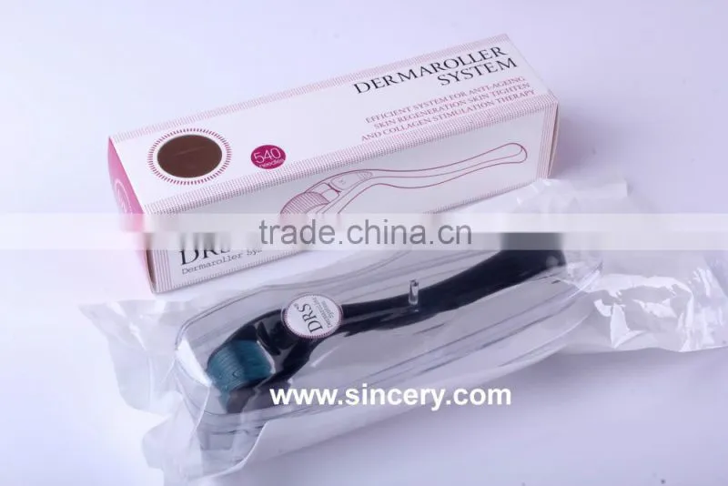 Proffesional 540 needles stainess steel and titanium derma roller