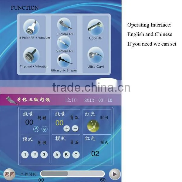 Hot Mightily cracking cellulite 40k vacuum ultrasonic slimming Machine